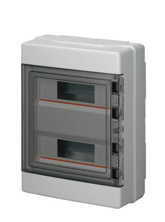 Debrico, magasin de matériaux de construction sur Bruxelles, COFFRET ELECTRIQUE CANALI APPARENT 12 MOD IP65, 