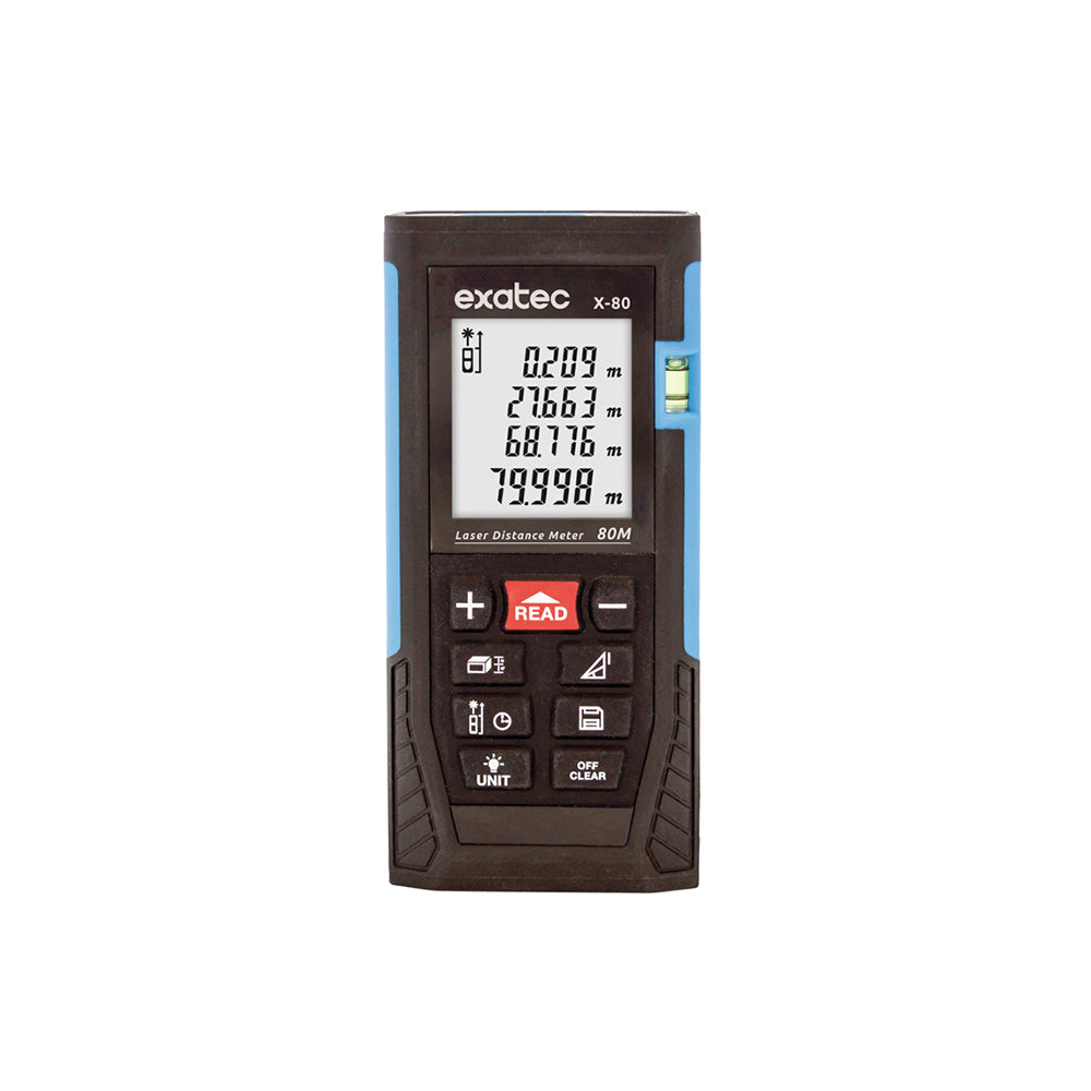 MESUREUR LASER DE DISTANCE X-80, Debrico, magasin de matériaux de construction sur Bruxelles