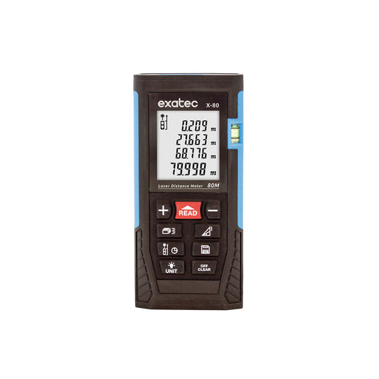 MESUREUR LASER DE DISTANCE X-80, Debrico, magasin de matériaux de construction sur Bruxelles