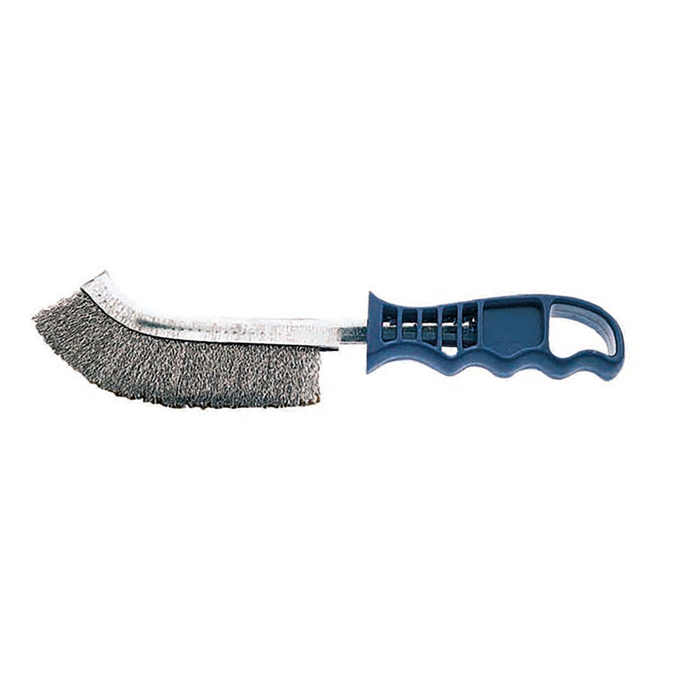 BROSSE A MAIN  ''SPID'' INOX , 260 MM , FIL 0,3 MM, Debrico, magasin de matériaux de construction sur Bruxelles