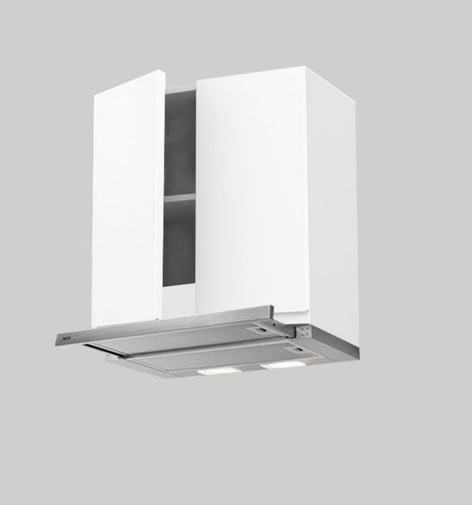 MEUBLE HAUT POUR HOTTE ENCASTRABLE 90 cm de hauteur