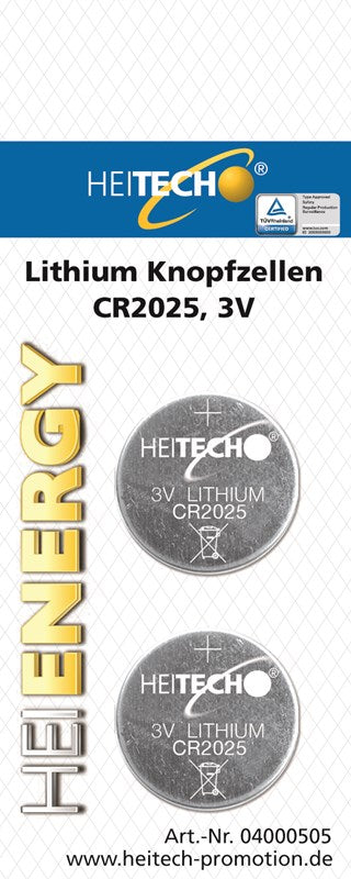 CR2032 LITHUM BUTTON BATTERY