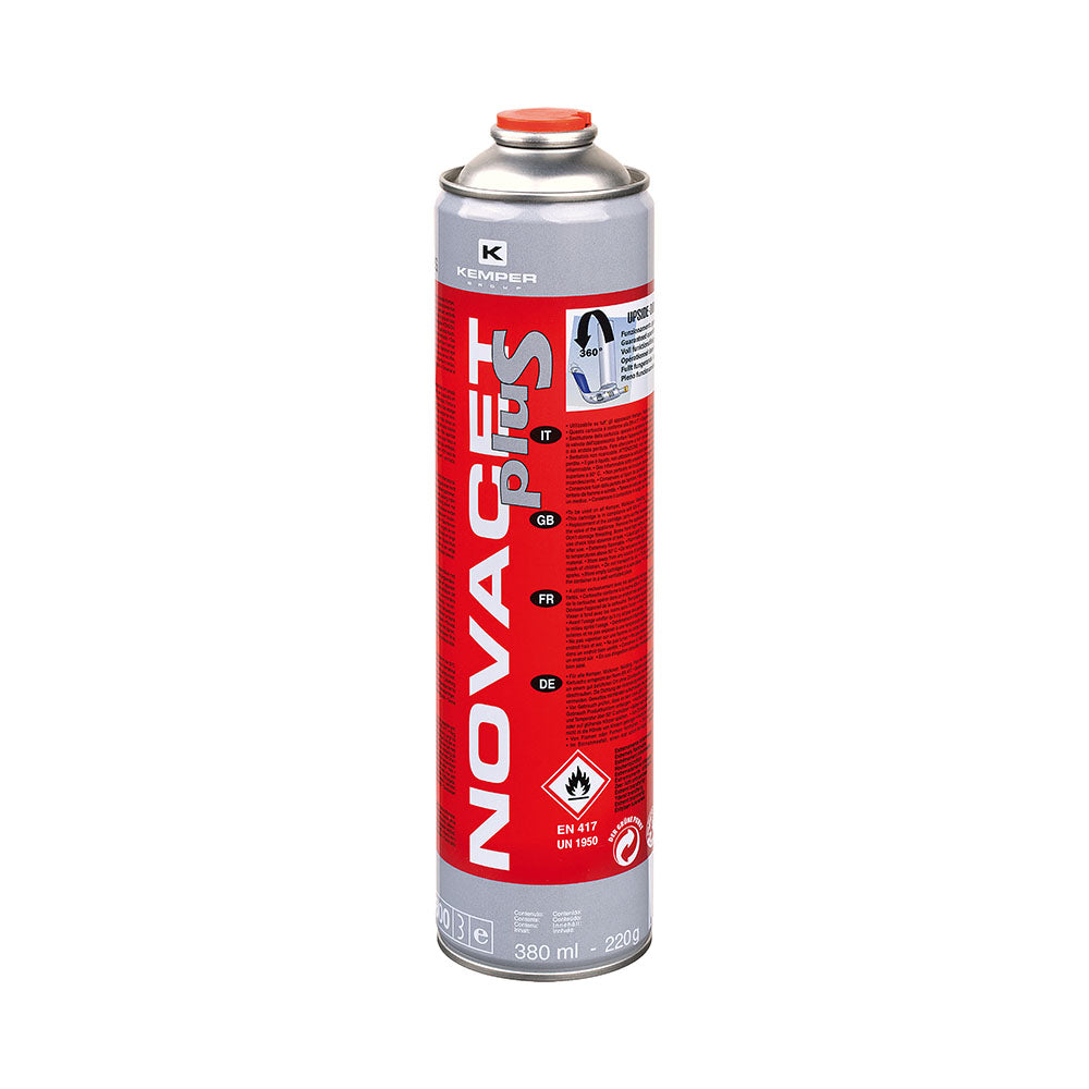 CARTOUCHE DE GAZ "NOVACET PLUS" KEMPER - BUTANE / PROPANE / PROPYLENE - 380 ML, Debrico, magasin de matériaux de construction sur Bruxelles