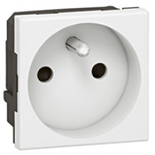 LEGRAND PRISE MOSAIC BLANC 2P+T