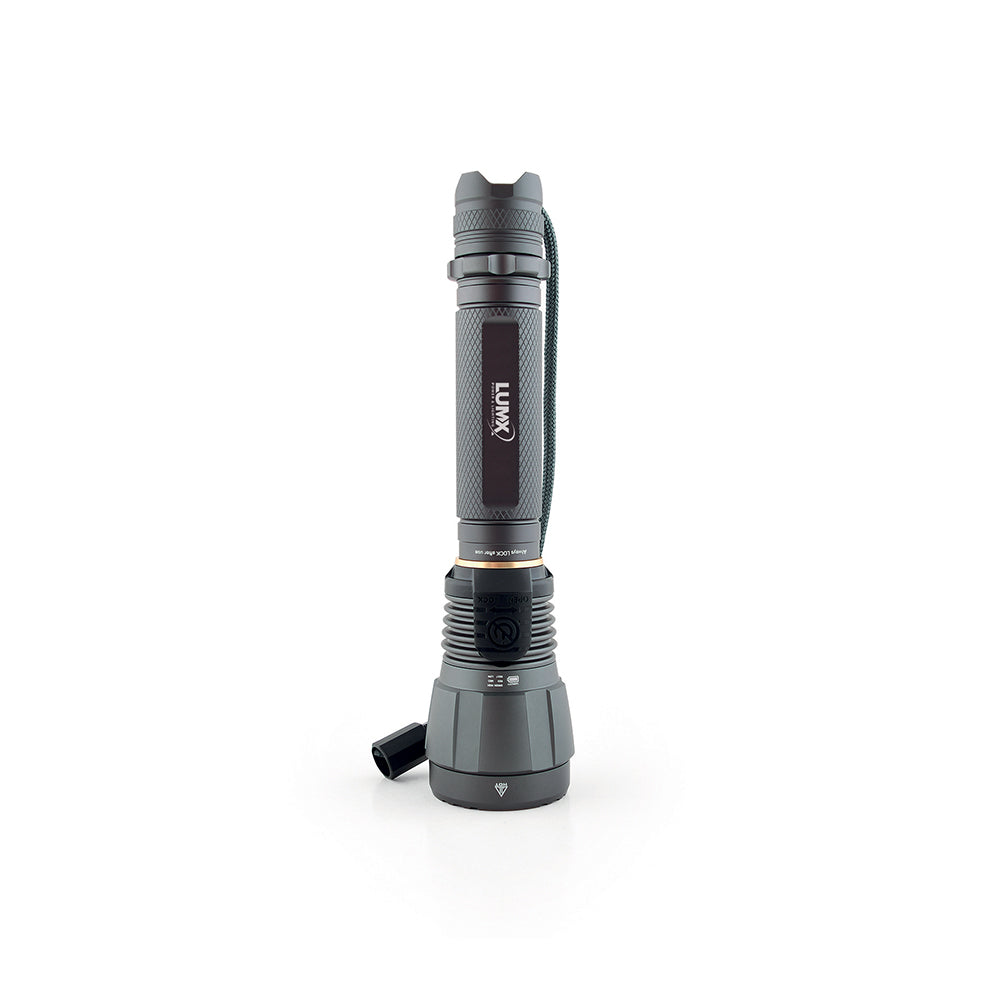 TURBO PRO HIGH POWER LED TORCH 3500LM / IP 67 BLACK