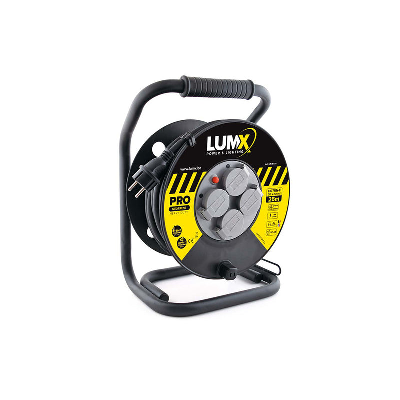 LUMX ENROULEUR PRO CABLE HO7RN-F 3GX2,5 - 40 M (Ex. LM 85040), Debrico, magasin de matériaux de construction sur Bruxelles