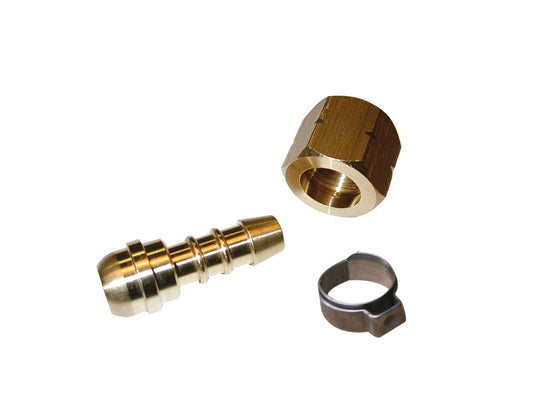 RACCORD: KIT TETINE + ECROU 3/8"F - POUR Ø 6,3 MM - PRIX PAR PAIRE, Debrico, magasin de matériaux de construction sur Bruxelles