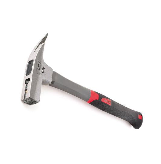 CARPENTER'S HAMMER 600 GR, 1 POINT WITH MAGNET AND FIBER HANDLE