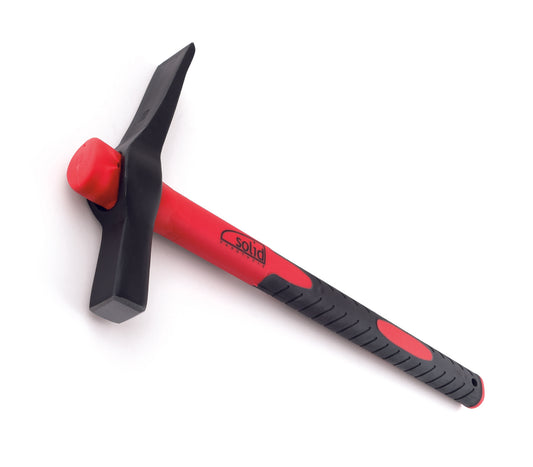MARTELETTE A BRIQUES - 600 GR - AVEC MANCHE FIBRE TYPE  "F5500" 39 CM