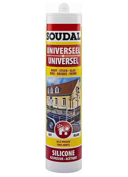 UNIVERSAL SILICONE WIT/WHITE 290ML 