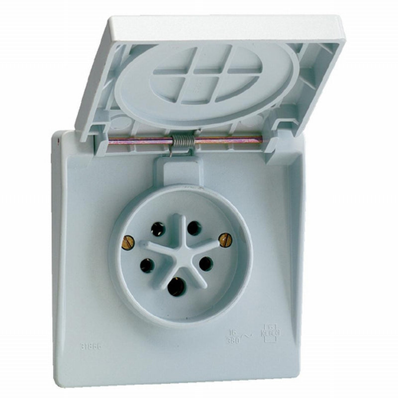 PRISE MURALE VYNCKIER IP44 230/400V 3P+N 32A, Debrico, magasin de matériaux de construction sur Bruxelles