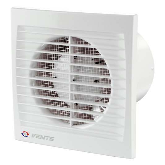 VENTS VENTILATEUR STANDARD+TIMER+HUMIDITY DIA: 100MM BLANC