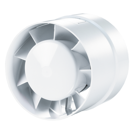 VENTS TUBULAR FAN DIA: 125MM WHITE