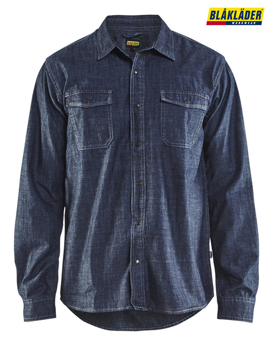 BLAKLADER CHEMISE DENIM/3295/MARINE