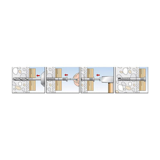 DELTA CHEVILLES N6 X 40 FN (50PCE)