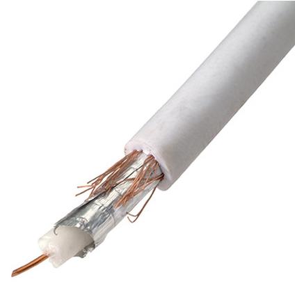 COAXIAL CABLE 75 OHM 1.1/4.8 WHITE