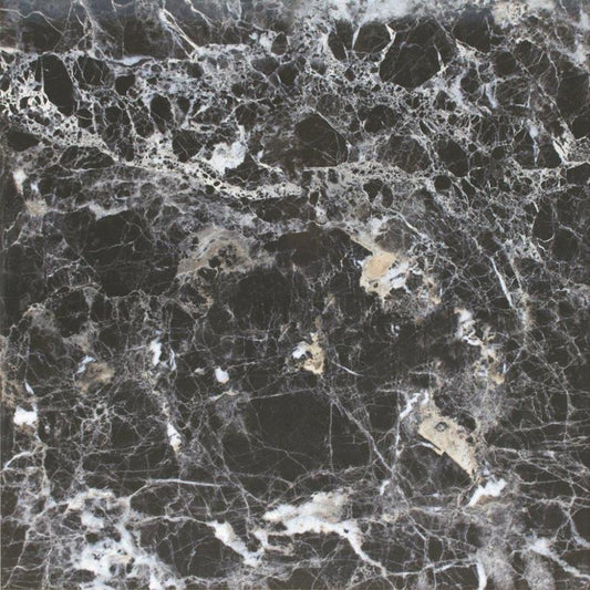 CARR EMPERADOR (HIGH GLOSSY) BLACK 60 X 60  1.44m²/PQ