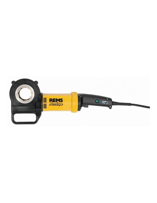 AMIGO SET R 1/2-3/4-1-1 1/4", REMS, Filière électrique pour tubes acier Ø ⅛ – 1.¼, Debrico, Magasin de matériaux de construction sur Bruxelles et Laeken