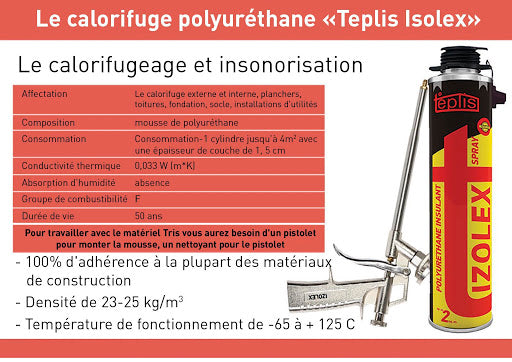 Isolation polyuréthane projeté