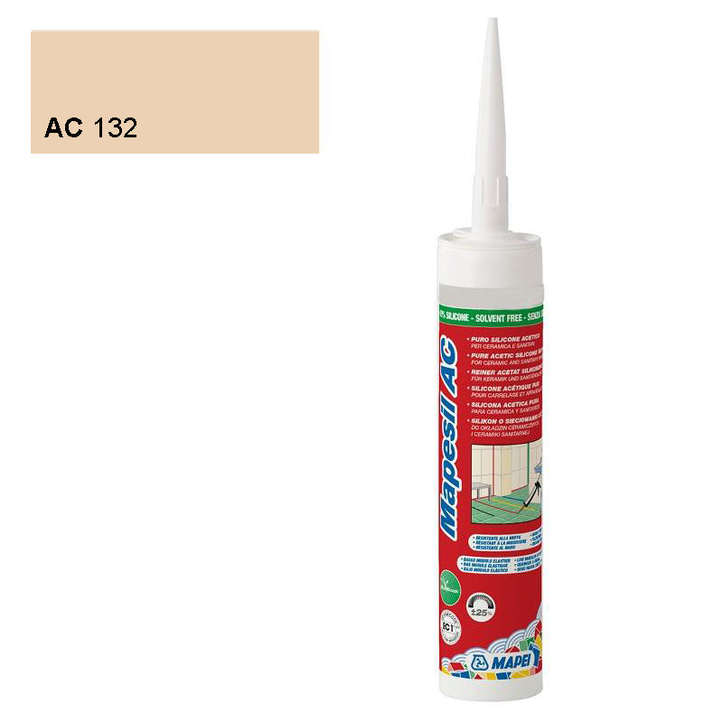 MAPEI SILICONE 132  BEIGE 310 ml, Debrico, magasin de matériaux de construction sur Bruxelles