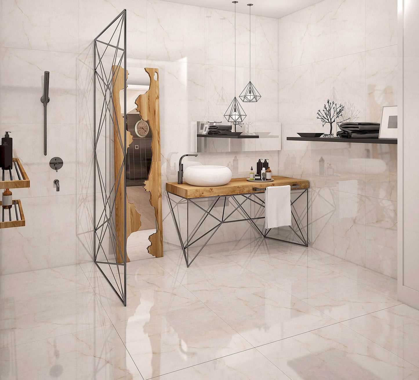CARR NEW ORLEANS (FULL) WHITE 60 X 60 1.44 M²/PQ