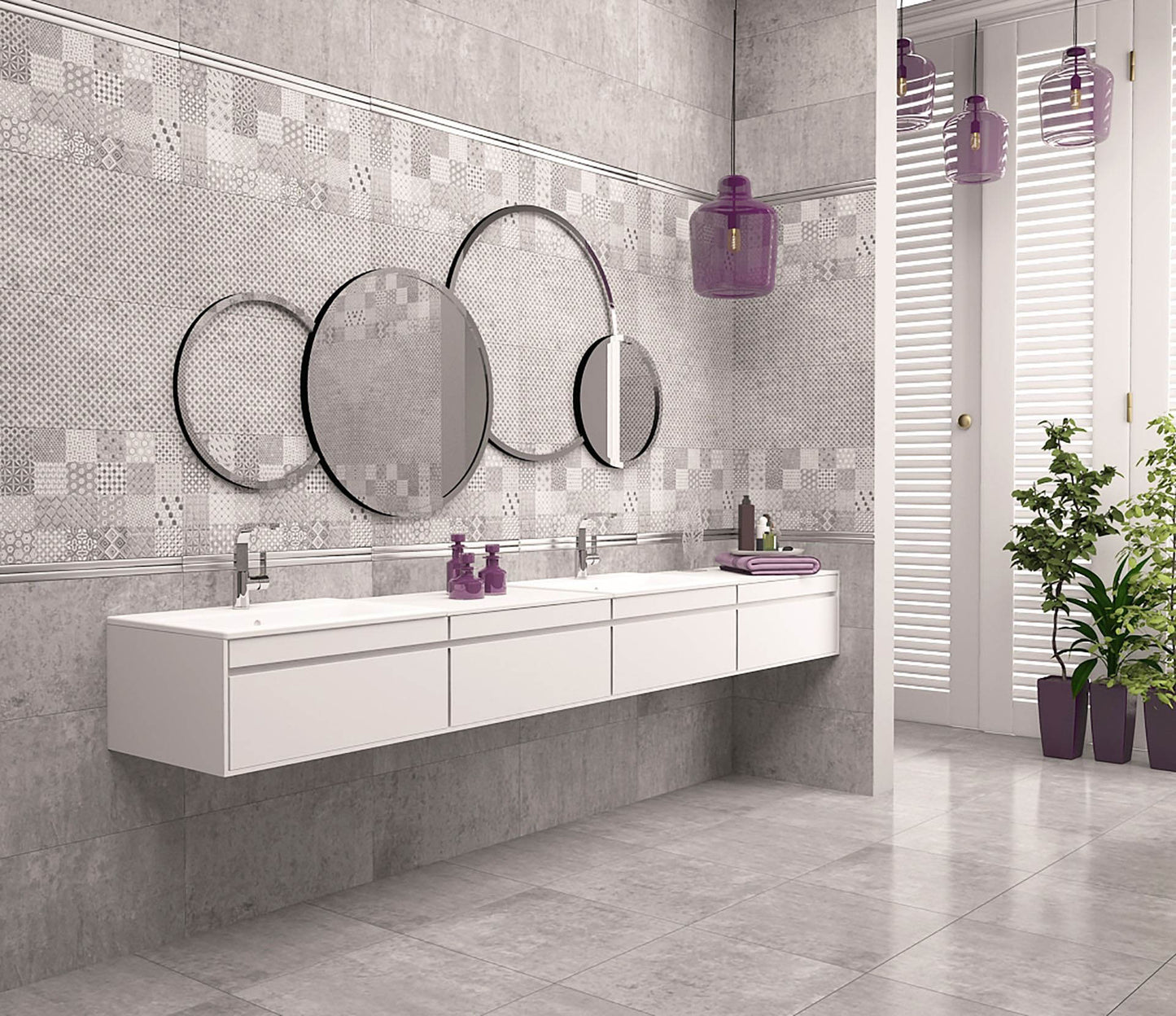 CARR TRASSIMENO CLOVER PATTERN 30X60 (1.44 M²/PACK)