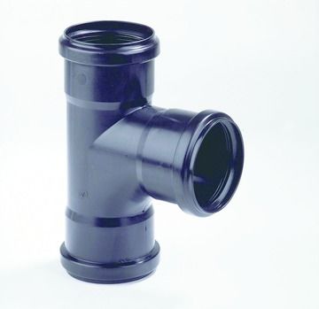 PP T NOIR diam. 90 mm 90° F/F/F